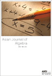 Asian Journal of Algebra